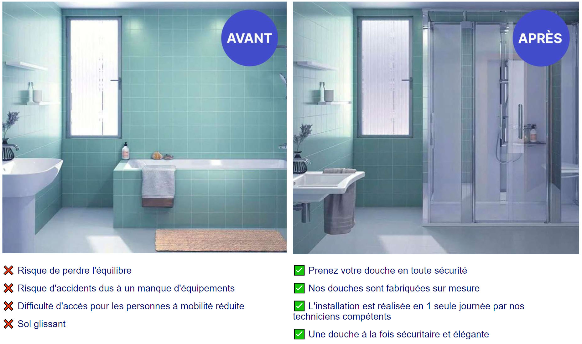 Salle de Bain PMR Acheres 78260